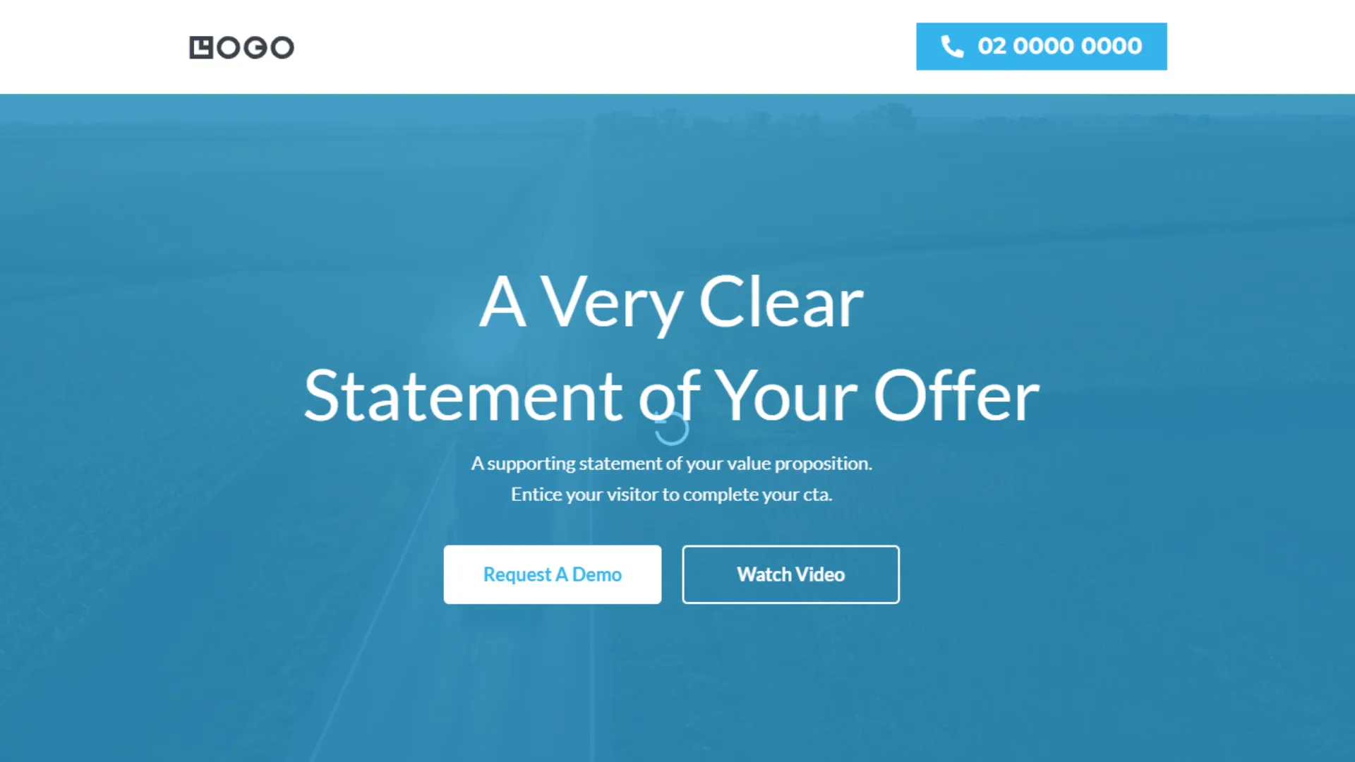 Landing Page Template 4 by DSIGNS Australia